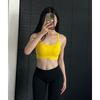 European and American Spaghetti Strap Yoga Vest Fixed Cup Sexy Cross Beauty Back Sports Bra Iron Back Training Fitness Underwear