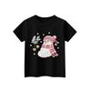 Children's Short Sleeve Neck T-Shirt Animal Print Daily Casual Top