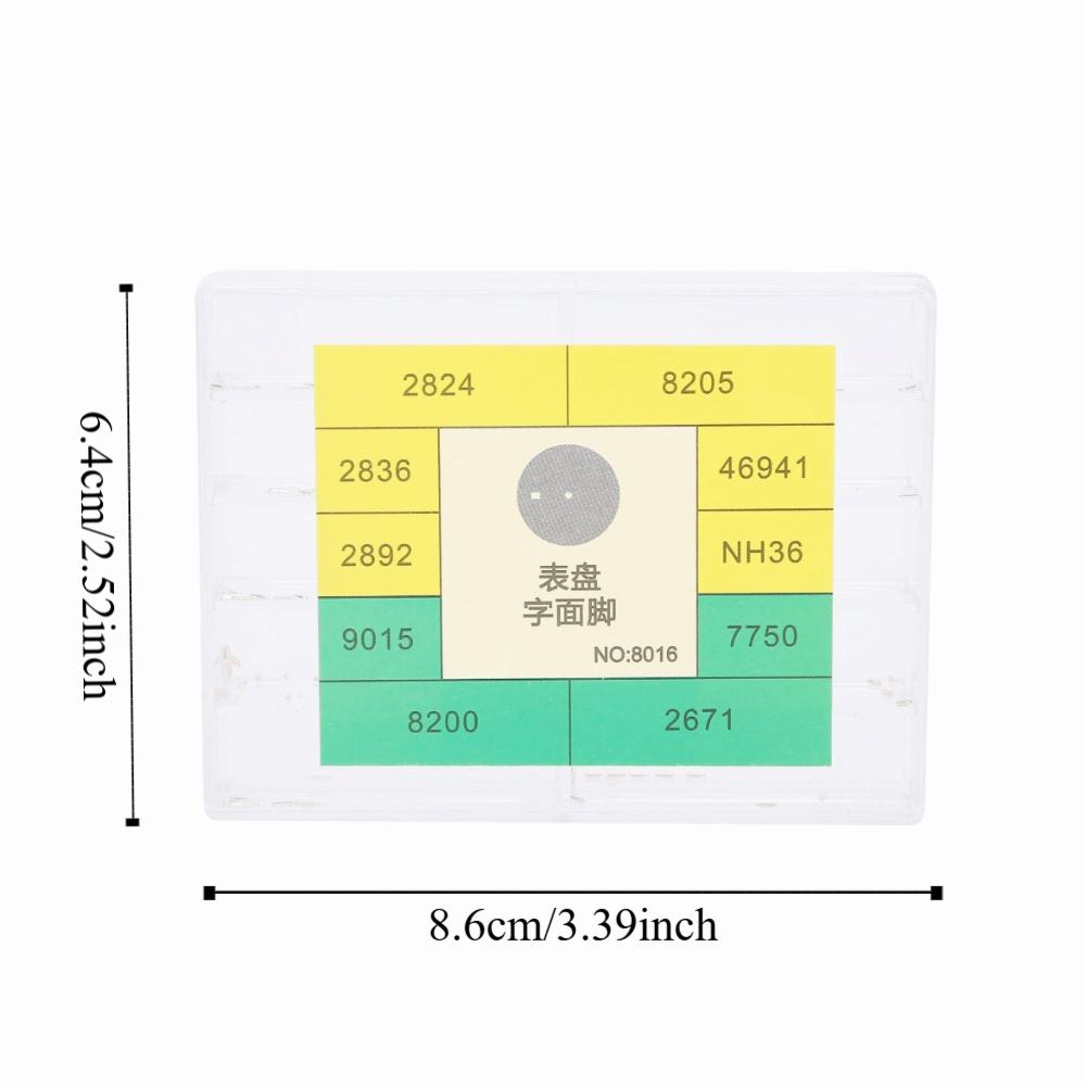 Assortment Kit Dial Feet Multiple Sizes Watch Repair Parts Replacement Parts Watchmaker Tools