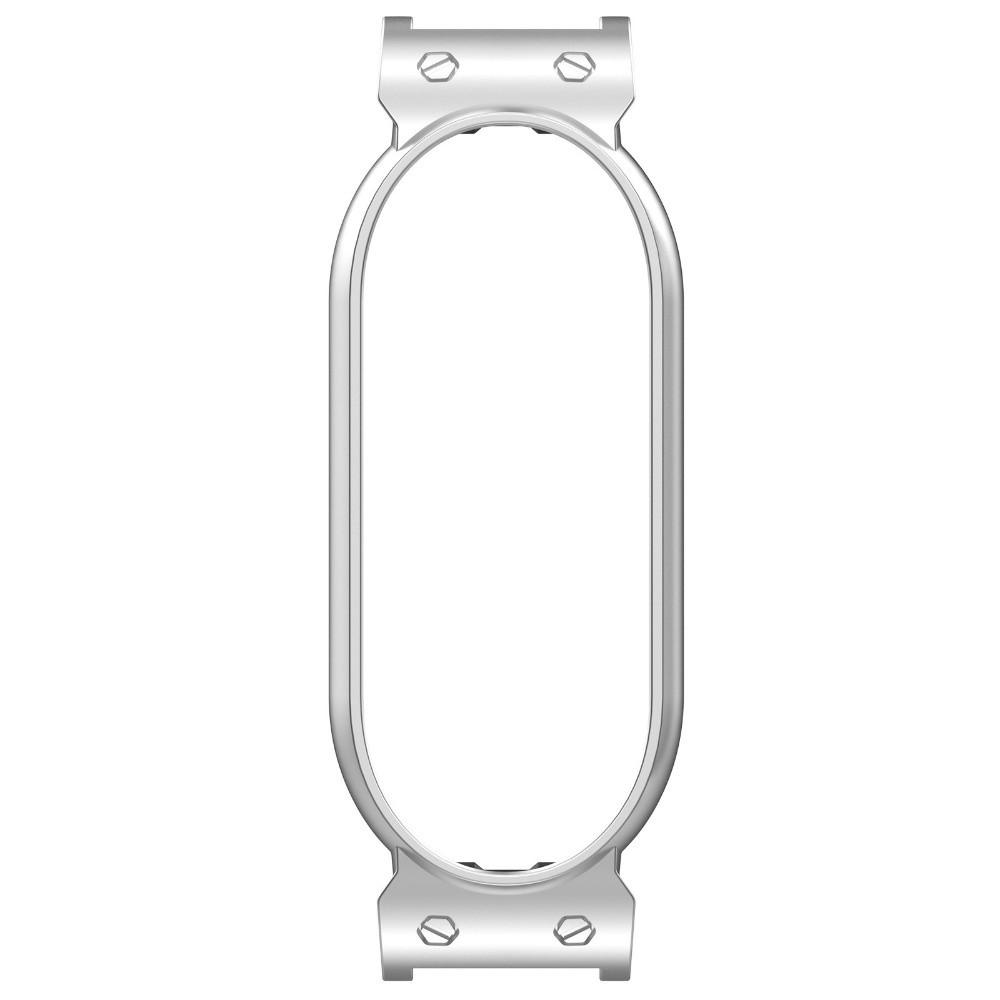 

Metal Voice Recorder Case 12mm Band Expansion Strap Adapter Anti-Scratch Durable Protective Frame for PLAUD Notepin AI серебряный