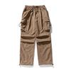 Double Pleated Large Pocket Landing Paratrooper Pants Spring New Japanese Loose Outdoor Functional Anti-splashing Casual Overalls