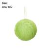 12PCS Gifts Surface Christmas Balls Ornaments DIY Craft Soft Pom Pom Balls Christmas Tree Balls Party Supplies