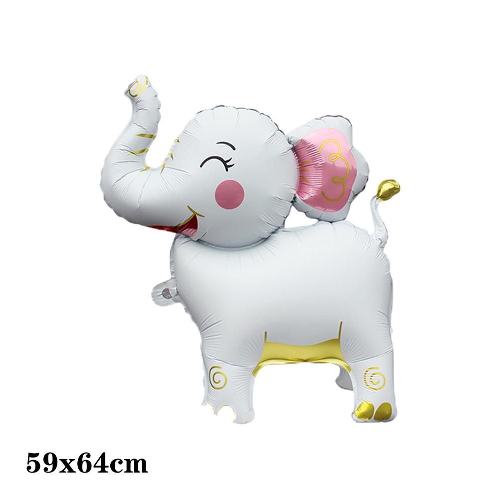 

3D Self-Standing Elephant Aluminum Film Balloon Birthday Party Decorations Supplies Baby Shower Wedding Theme Party Balloon as picture