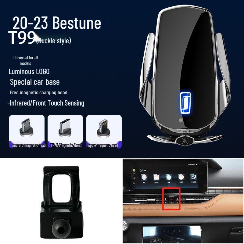 Magnetic Wireless Fast Charging Car Phone Holder for Besturn B50/B30/X40/T99/T55