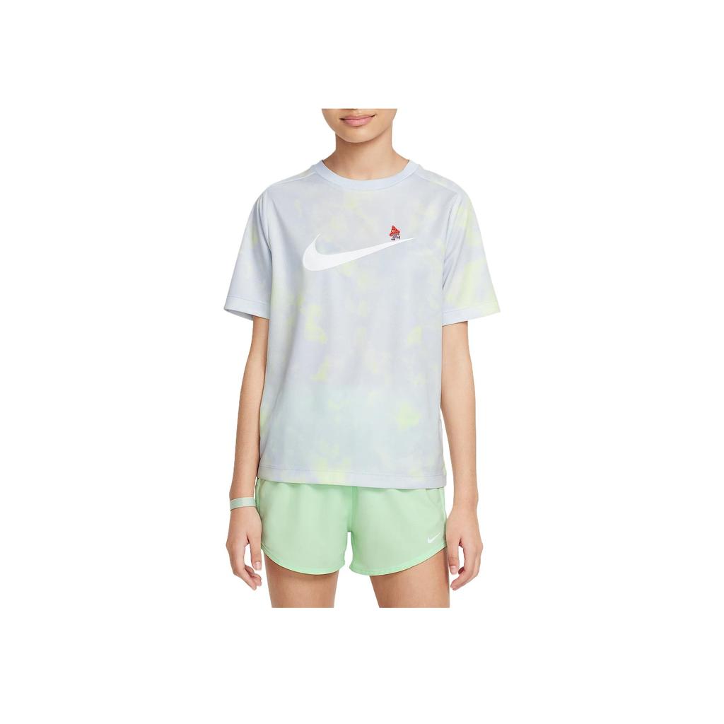 Nike Dri-Fit T-Shirt Multi Comfortable Quick-Dry Soft Skin-Friendly Fashion Short Sleeve Unisex Tops Football-Grey IF0606085