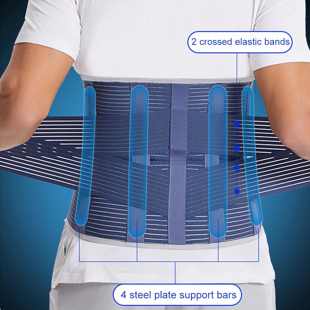 Lower Back Brace For Back Pain Relief, Breathable Lower Back Support For Women Men, Adjustable Lumbar Support Belt For Sciatica