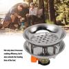 Stove Charcoal Burner Stainless Steel Slick Finish High Temperature Proof Outdoor Furnace Charcoal Starter for Camping