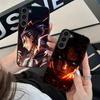 AOT Eren Yeager Silicone Mobile Phone Case for Samsung Galaxy S26 S25 S24 S23 S22 S21 Plus FE Ultra Colorful Cover