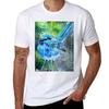Baby Blue Fairy Wren TShirt Man T Shirts for Men Casual Cotton T Shirts Man 100 TShirt