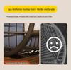 Outdoor Double Swing Rocking Chair Set with Table & Hanging Chair for Balcony or Courtyard Leisure