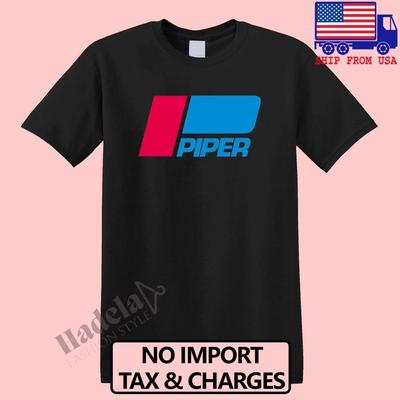 Piper Aircraft Men's Black Size S-5XL