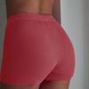 Women's Rib Knit Shorts Slim Fit Workout Gym Shorts High Waist Tummy Control Biker