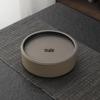 Dehua Ceramic Ash Glaze Tea Set with Drainage Tray
