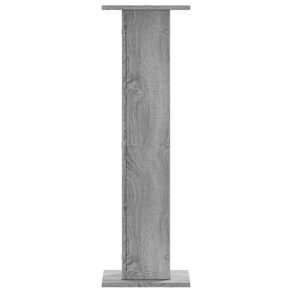 Speaker Stands 2 Pcs Grey Sonoma 30x30x95 Cm Particleboard