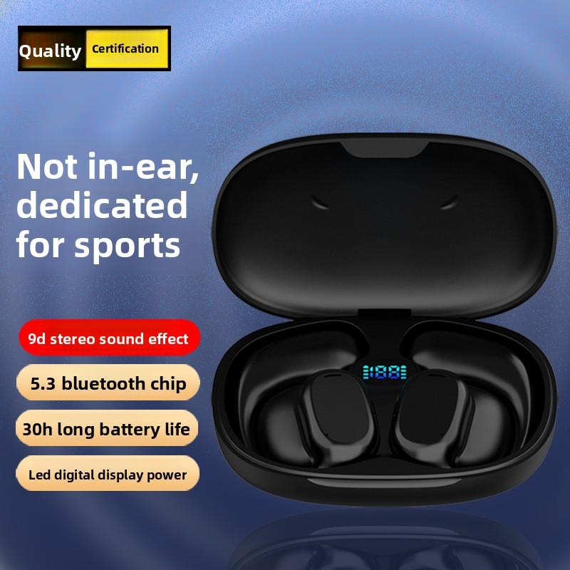 2024 New Bone Conduction Ear-hook Wireless Bluetooth Earphones for Sports Running Universal High-end Noise Cancelling Long Battery Life