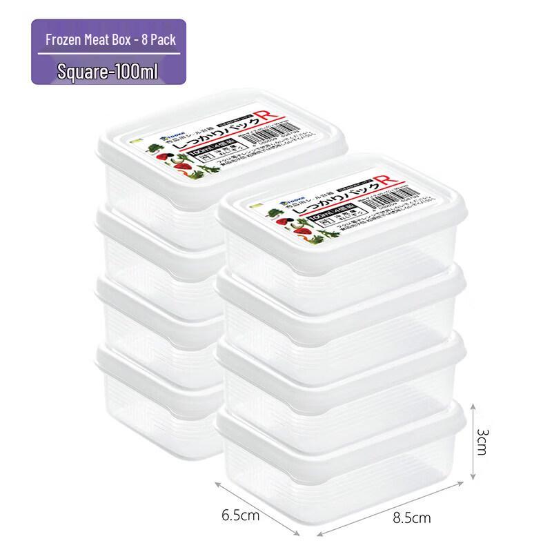 ZISIZ Japan Imported Freezer Food Container