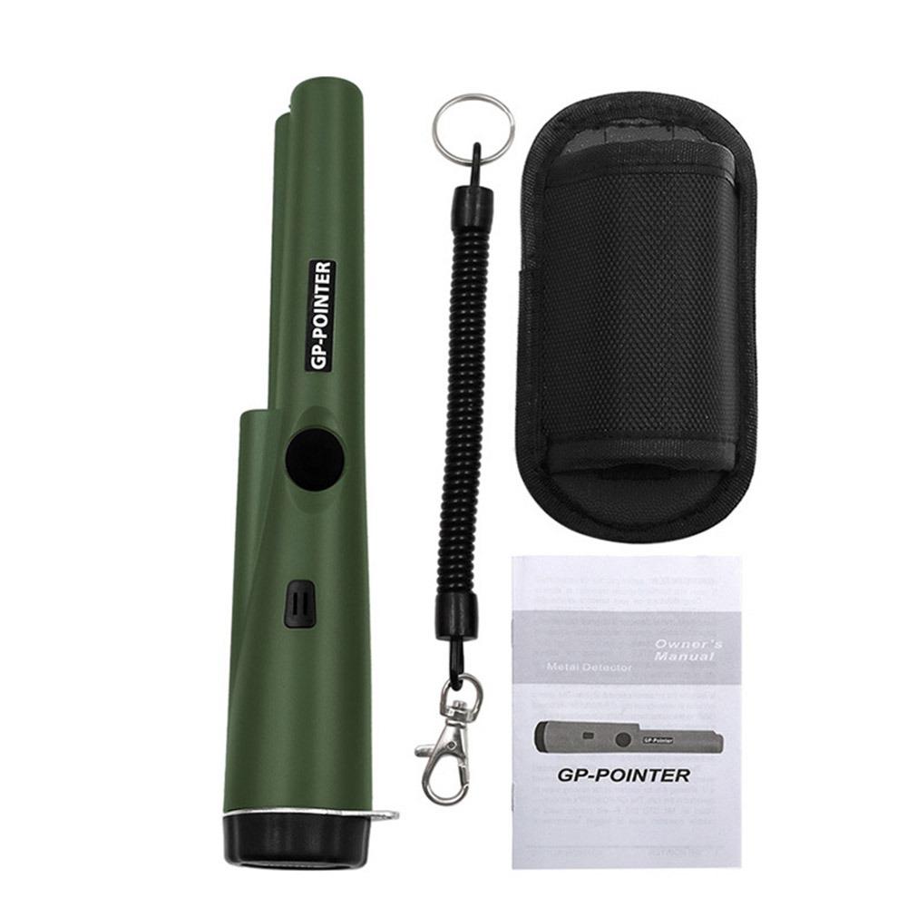 360° Scan Metal Detector With LED Lights Metal Pinpointing Rod  For Treasure Search