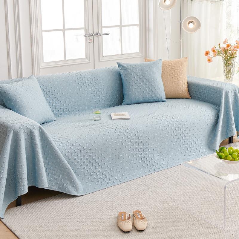 

Sofa Towel Summer Sofa Seat Cushion for Summer Universal Cool Peas All-Inclusive Non-Slip Cover Cover Cool Pad Cover Cloth 180*130cm