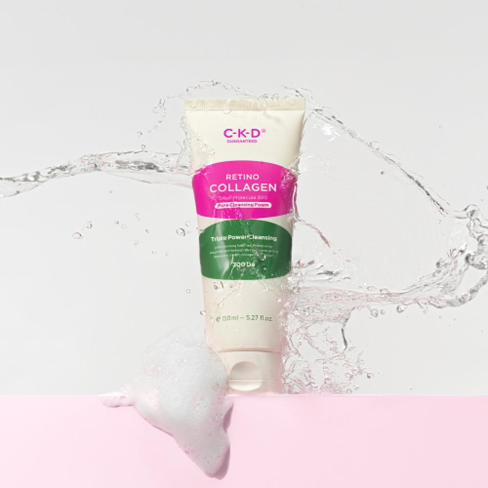 

Ckd Guaranteed Retino Collagen Low Molecule 300 Pore Cleansing Foam 150ml NONE