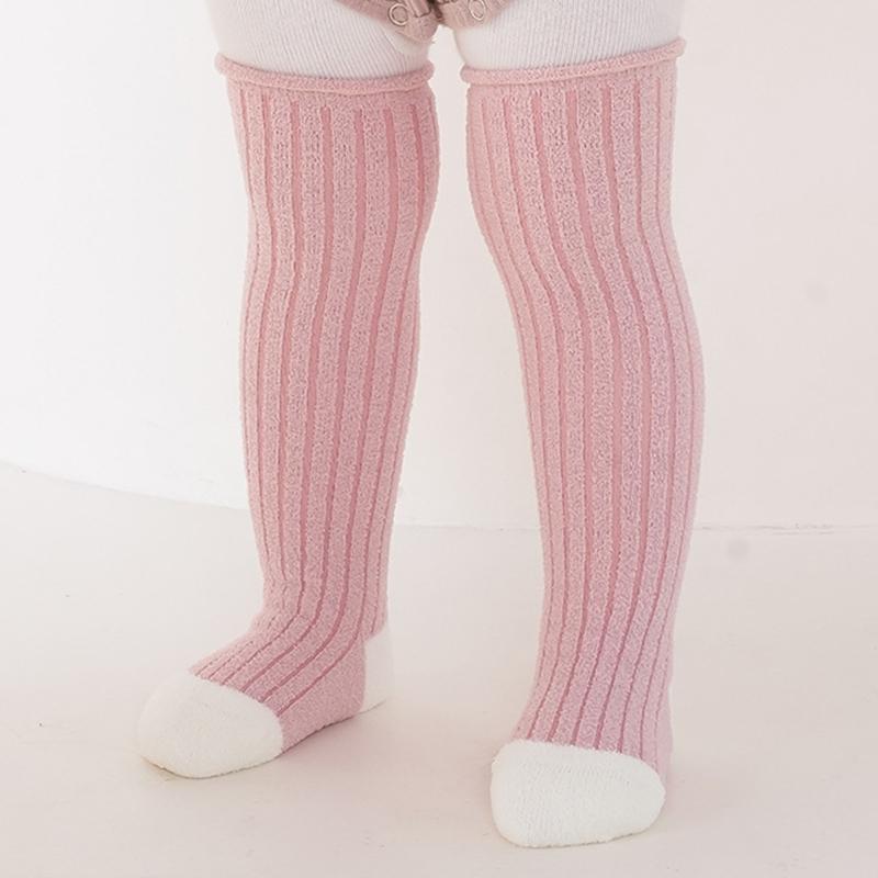 1 Pair Thick Knee High Socks Soft & Breathable Baby Warm Socks Long Stockings for Outdoor Activities, Family Gatherings