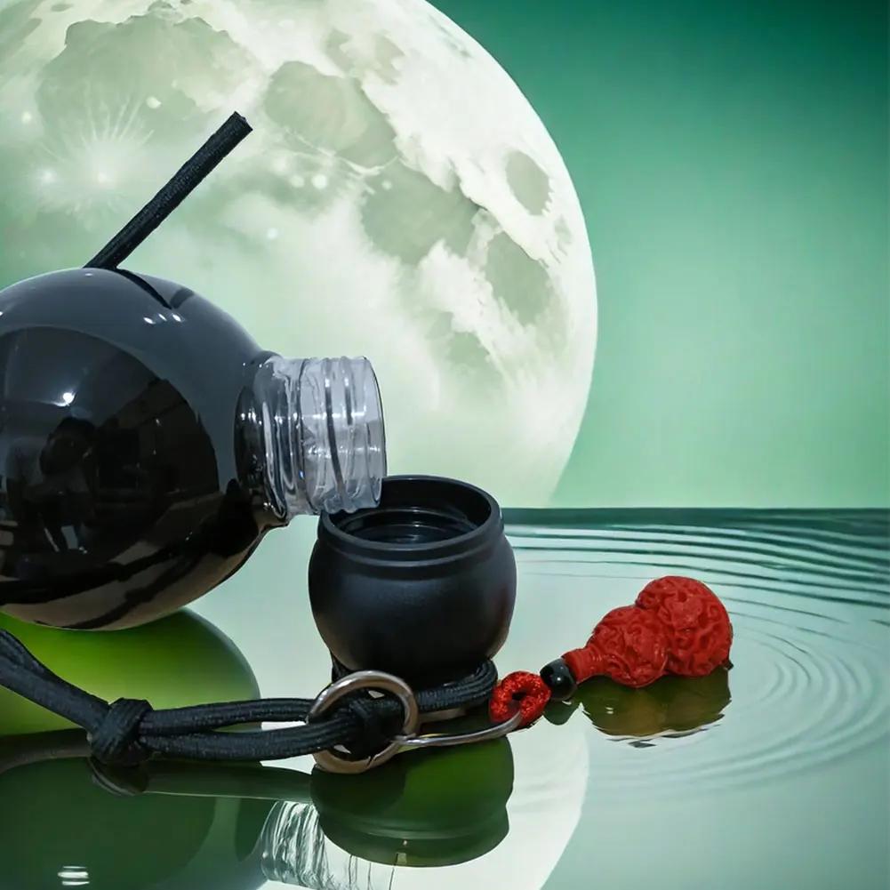 Gourd Sports Water Bottle Vintage Chinese Retro-Inspired Gourd Water Bottle 800ML Large Capacity Water Kettle Gifts for Outdoor