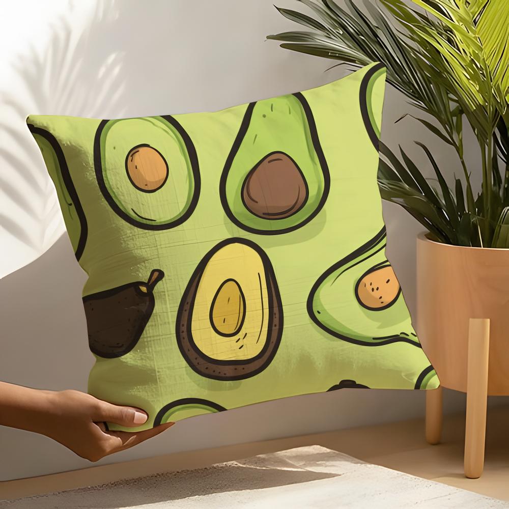 Avocado print Pillow Case Home Living Room Decoration Linen Pillow Cases Cushion Cover