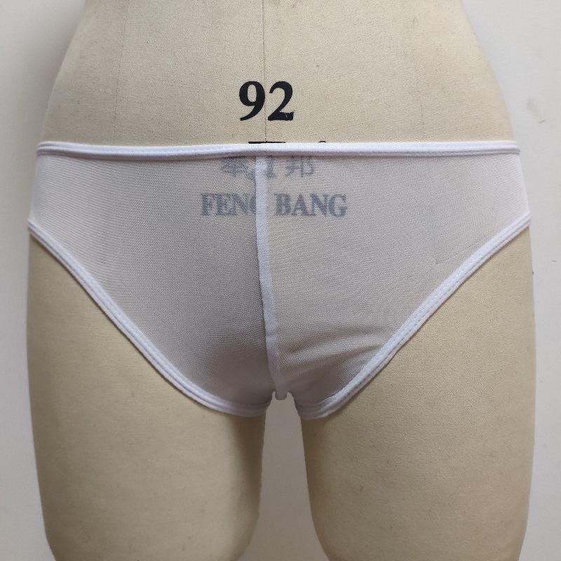 Lenjerie Sexy Unisex din Plasă: Chiloți transparenți din plasă de pește mărimi mari în negru, alb, roz, mov