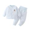 Jingqi Gestepptes Baby-Set - Herbst/Winter Warm Geteilte Kleidung & Unterwäsche