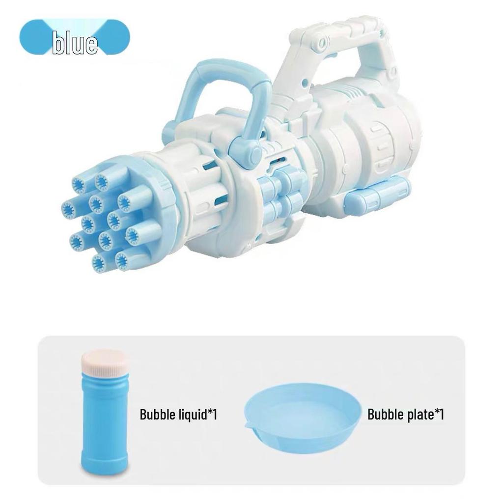 Hot-Selling Automatic Luminous Gatling Bubble Gun - Perfect Toy for Kids