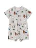 DickBruna BABY Cool-to-the-touch All-Over Print Romper PBCO254417GRY80