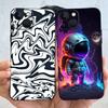 For iPhone 13 A2633 Case Planetary Astronaut Soft Silicone Back Cover Coque For Apple iPhone 13 Mini 13 Pro 13Pro Max Phone Case