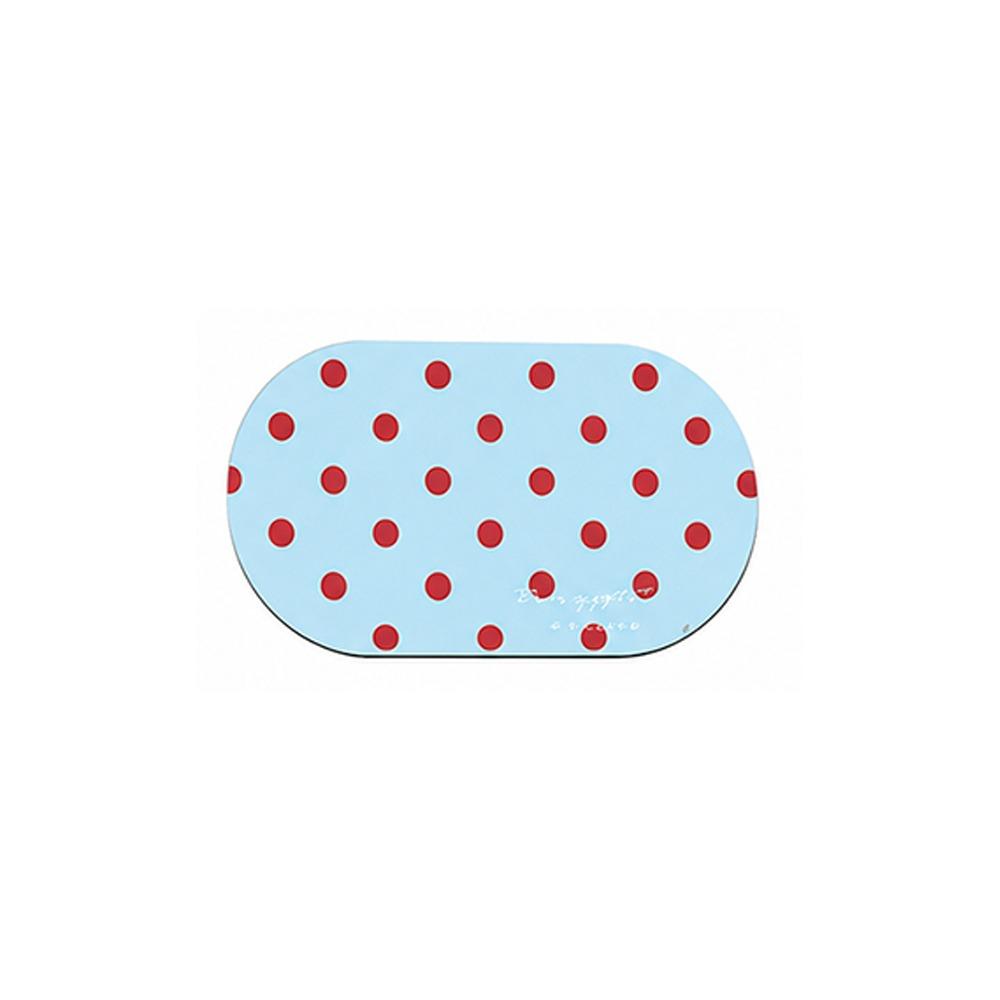 Diatom Mud Entrance Doormat Oval Door Rug Practical Kitchen Floor Mat Home Entryway Blue-40x60cm