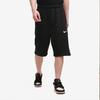 Nike Cotton Mid-Rise Elastic Waist Sport Shorts Men Bottoms Black CZ7398-010