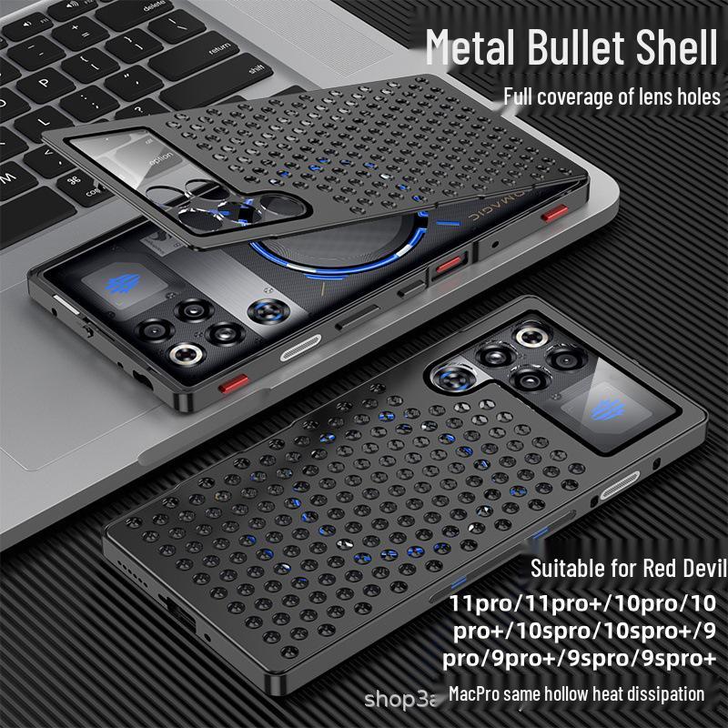 Red Magic Metal Phone Case with Buckle for 11Pro/11Pro+/10Pro/10SPro/9Pro/9SPro