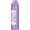 Thermos Water Bottle Vacuum Insulated Sports Bottle Purple Check 1.5L FHT-1500F PL-CH