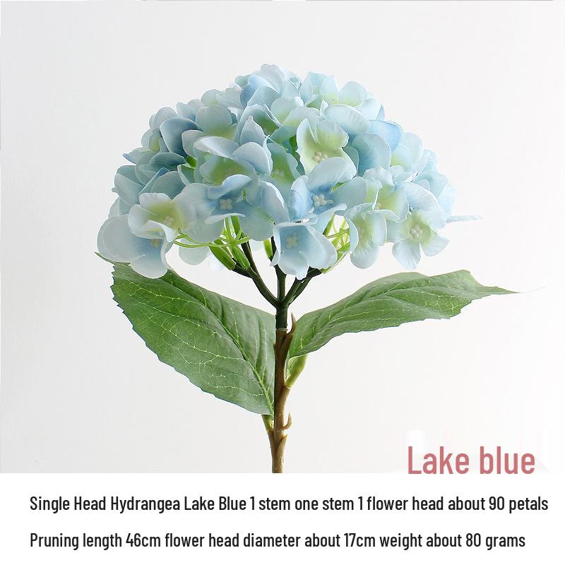 Silk Hydrangea Flowers - Decorative Artificial Ornaments for Weddings, Available in 24 Colors