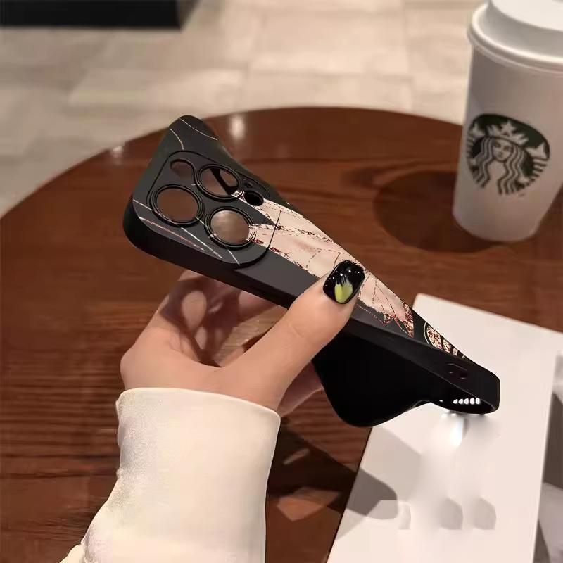 Golden Butterfly Phone Case For iPhone 17 Pro Max Air 16 Plus 15 14 13 12 11 XS X XR 13 Mini 16E Shockproof TPU Bumper Cover