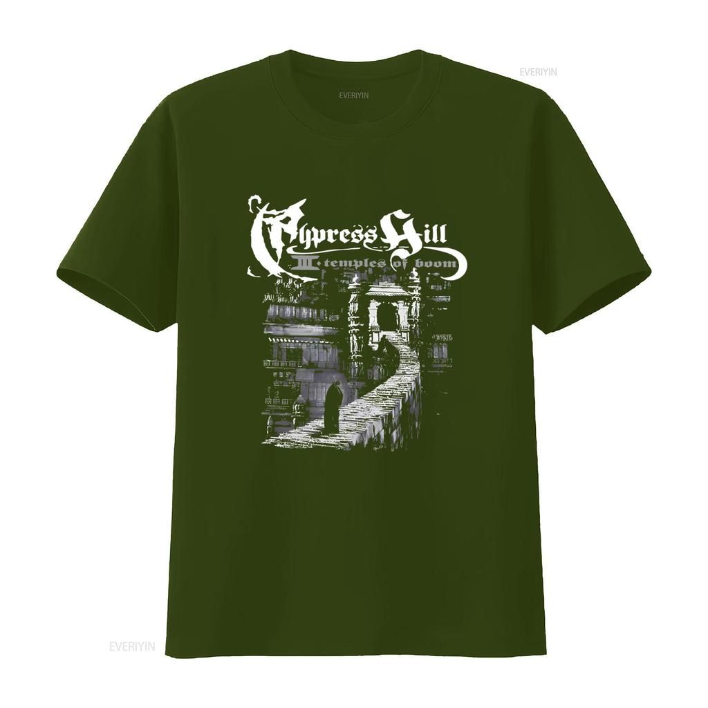 Cypress Hill Band Temples of Boom Print Cotton Black S 234XL T Shirt OH419 vintage Washed Unisex Slightly Casual fashion