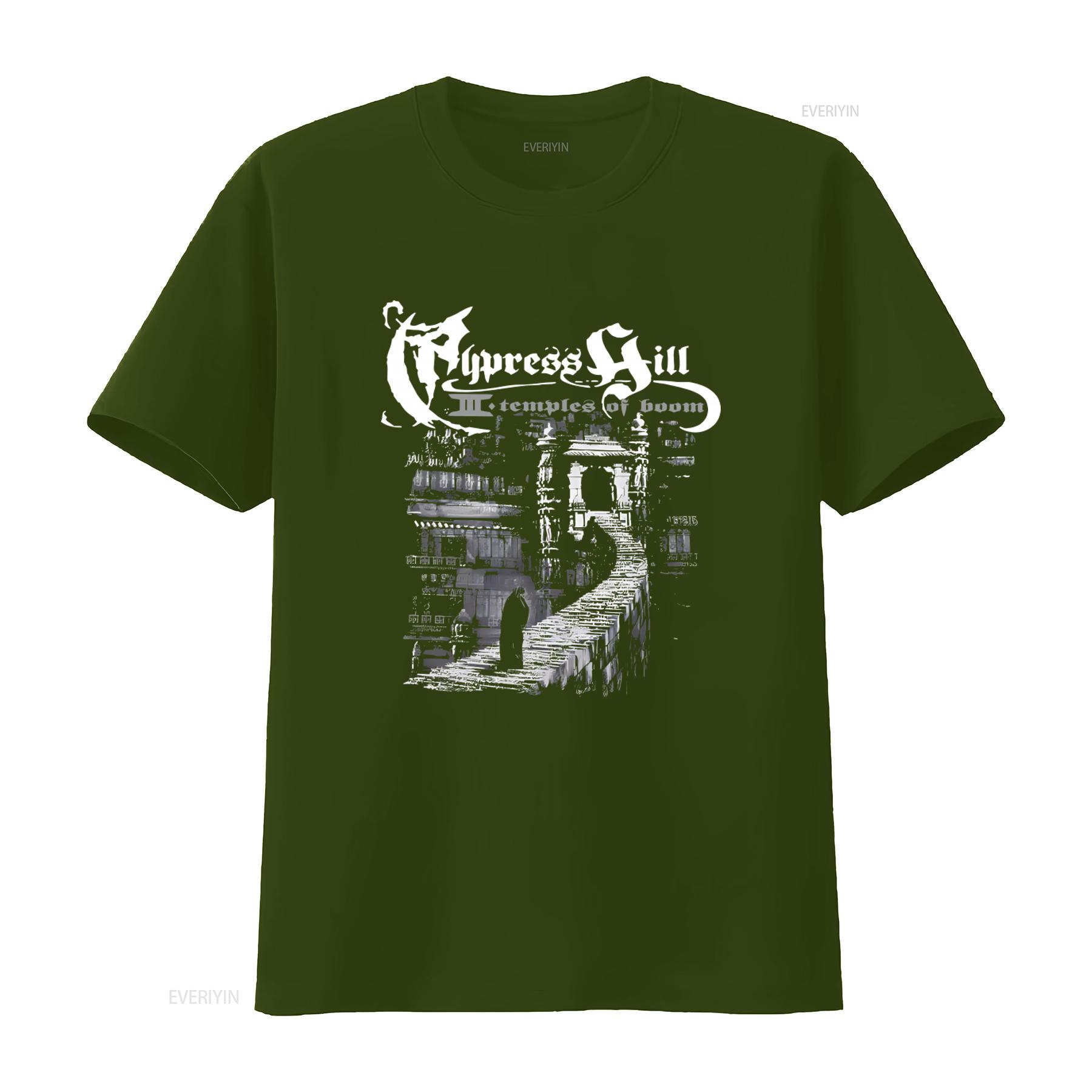 

Гурт Cypress Hill Temples of Boom Принт Бавовна Чорний S 234XL Футболка OH419 вінтажний Праний Унісекс Трохи Повсякденний мода 4XL