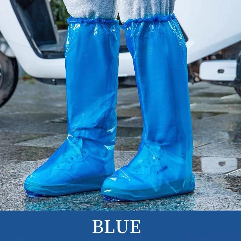 Disposable Rain Shoe Cover Waterproof and Non-slip Plastic Outdoor Thickened Wear-resistant Isolation Foot Cover Rain Proof