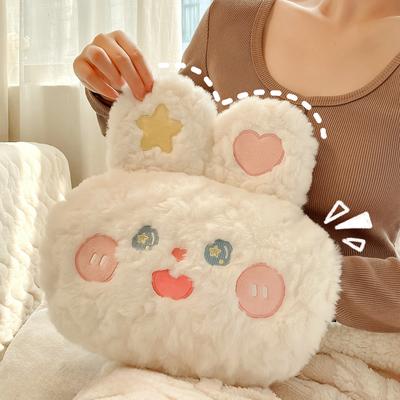 Hot Water Bag Charging Explosion-proof Plush Hand Warmer Treasure Cute Winter Electric Warm Treasure Girl Belly with Warm Water Bag Cartoon
