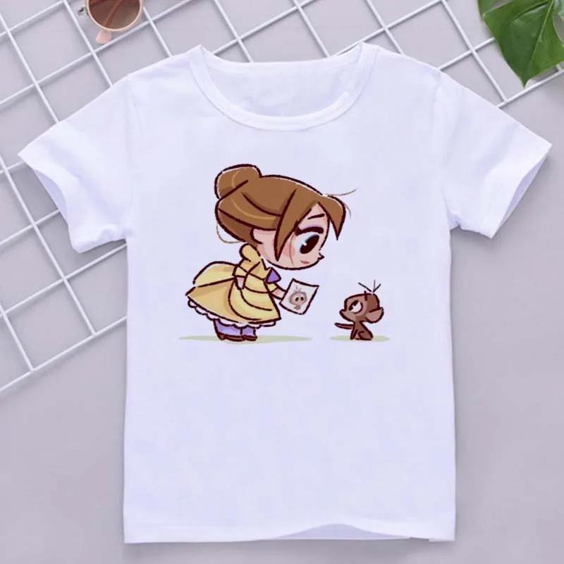 Süßes Baumwoll-T-Shirt mit Anime-Katzenmuster, bedruckt, für Mädchen, Sommer, Kinder, kurzärmelig, T-Shirt, Pyjama, bequeme, weiche Stoffe
