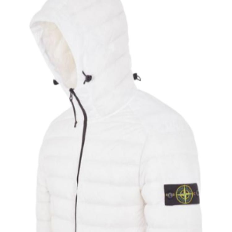 STONE ISLAND Down Jacket Unisex White 801540124-V0001