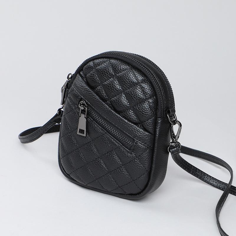 Bag Small Bag Messenger Bag Leather Versatile Mini Shoulder Small Bag Mobile Phone Bag