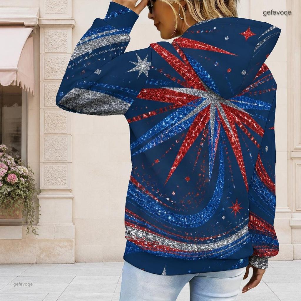 Plus Size Womens Hooded Sweatshirt White Drawstring Long Sleeve Loose Soft Casual Leisure Wear
