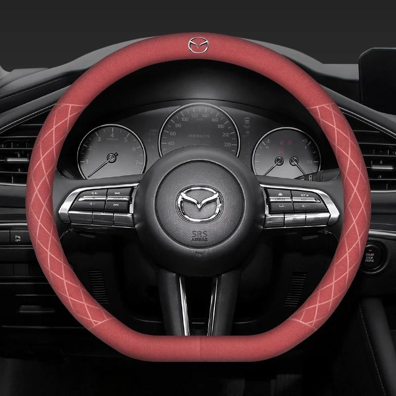 2025 Horká 38CM Koženková Potah Volantu Auta Příslušenství Pro Mazda 2 6 3 CX5 CX80 CX70 CX90 MX30 CX60 CX50 CX30 BT50 e-T