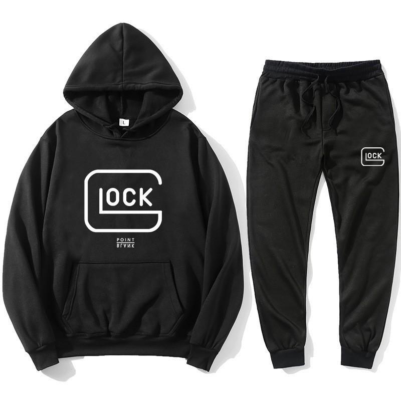 European and American trend street hooded crew neck sweater hoodie men s clothing warm handsome casual versatile S