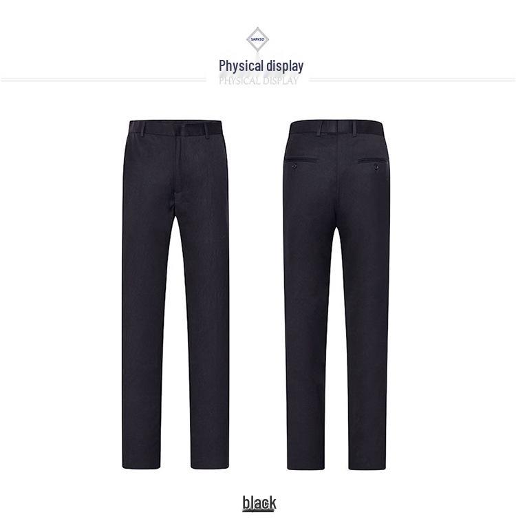 Spring/Summer Men's Slim Fit Iron-Free Straight Leg Dress Pants