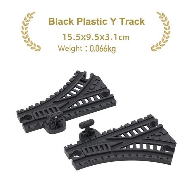 New All Kinds of Wooden Train Tracks Connectors Accessories Plastic Track Parts Fit for All Brands Wood Tracks Toys For Kids