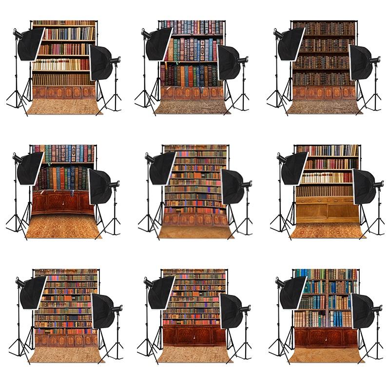 Półka na książki z okazji ukończenia szkoły Motyw ściany z książkami Fotografia Tło Tkanina Zdjęcia artystyczne Zdjęcia z ukończenia studiów Studenckie materiały fotograficzne